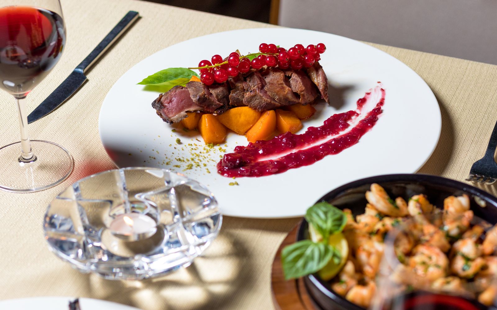 Aperçu du site du restaurant gastronomique